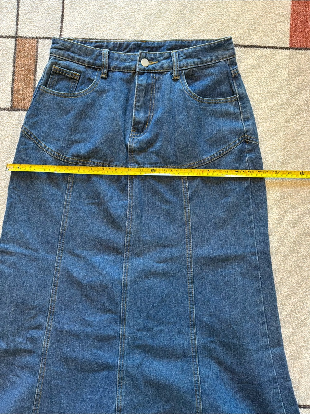 Women’s Denim A-Line Skirt Large (might fit Medium) - Picture 5 of 6